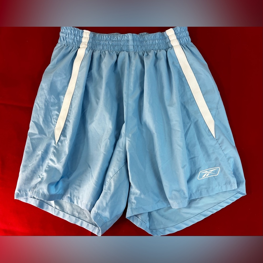 Reebok Light Blue Athletic Running Shorts Women's Size Small Workout Gym #2